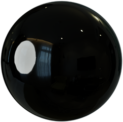 Dark glass material swatch